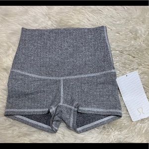 LULULEMON gray roll down boogie shorts